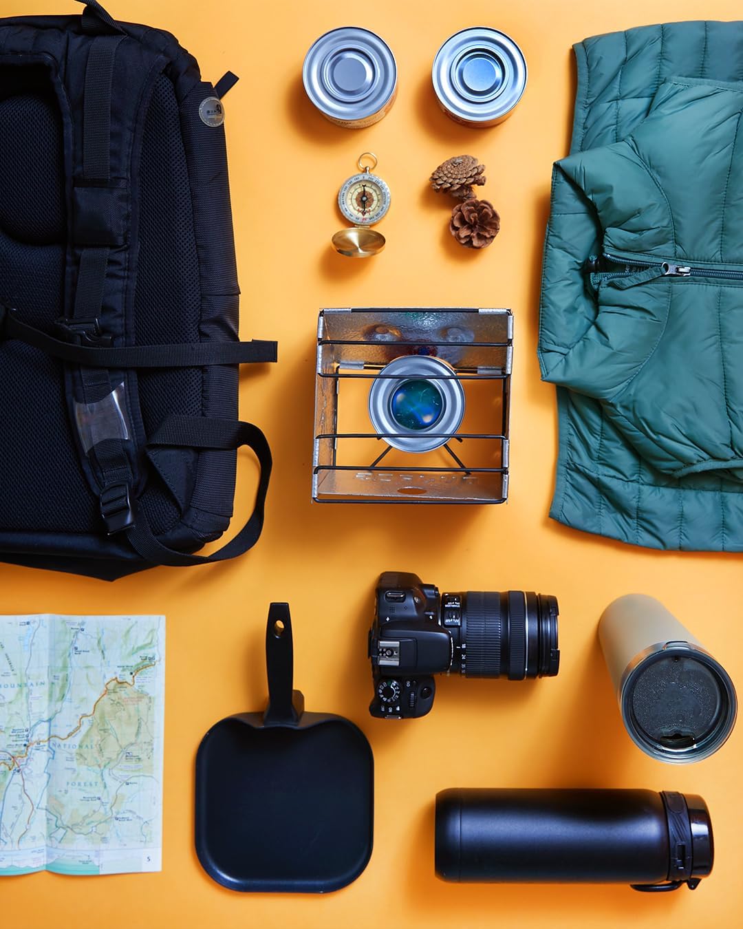 Sterno Foldable Portable Camping Stove - Easy-to-Assemble Outdoor Cooking Stove for Camping, Picnics, Tailgating & Emergencies - Silver - Image 6