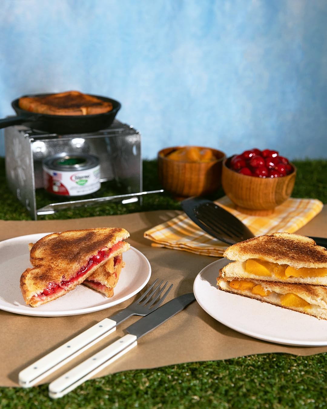 Sterno Foldable Portable Camping Stove - Easy-to-Assemble Outdoor Cooking Stove for Camping, Picnics, Tailgating & Emergencies - Silver - Image 7